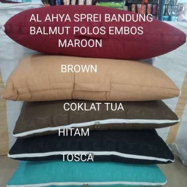 BALMUT ( BANTAL SELIMUT ) POLOS EMBOS - BAROKAH 29 WARNA Kuning