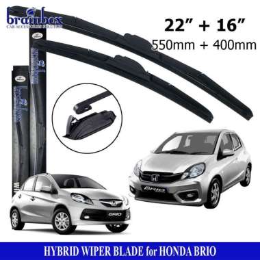 HIGH QUALITY Hybrid Wiper Blade Honda Brio Wiper Kaca Mobil Karet
