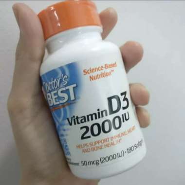 Doctor's doctor doctors best vitamin d3 vit d3 vitamin d vit d 2000iu 2000 iu 180