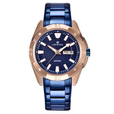 LOFOTEN Watch - Jam Tangan Pria - Sapphire - F-6505M - Original Biru