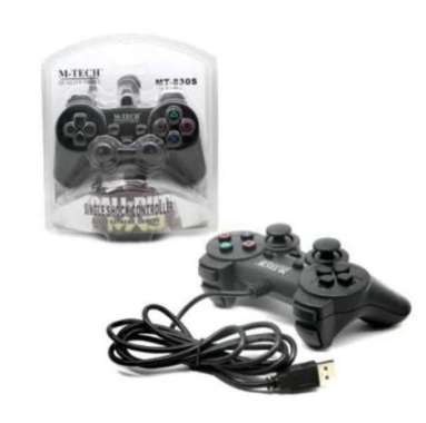STIK PC SINGLE HITAM GETAR / JOYSTIK PC GAMEPAD M-Tech