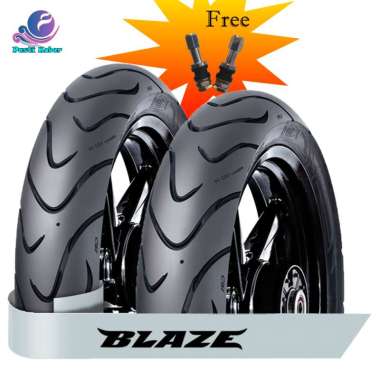 Paket Ban FDR Blaze Tubeless Free Pentil 120-70-17 & 130-70-17