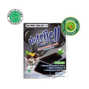 Nutrijell Jelly Powder Rasa Cincau Grass Jelly 15gr