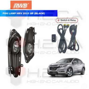 Lampu Fog Lamp RWB HONDA HRV 2015-2018 Foglamp Kabut Set Mobil Black