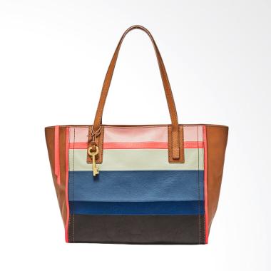 Fossil ZB 7129895 Emma Bright Stripe Tote Bags Wanita