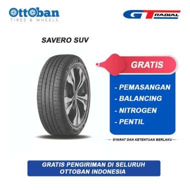 GT Radial Savero SUV 215/65 R16 95H Ban Mobil Rush, Terios - Jasa Home Service