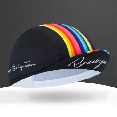 Topi sepeda : BREWYN VIXON - cycling cap topi gowes One Size RAINBOW