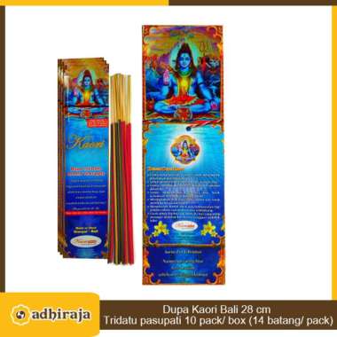 Dupa / Hio Wangi Kaori Bali 28 cm Tridatu pasupati (14 batang/ pack).