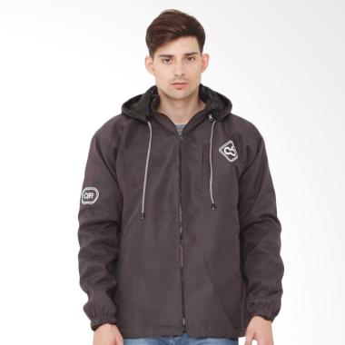 Sognoleather Jaket Hoodie Pria - Grey MAC 563