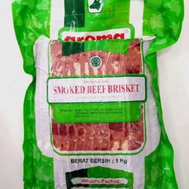 Aroma Smoked Beef Brisket 1 kg beef bacon halal