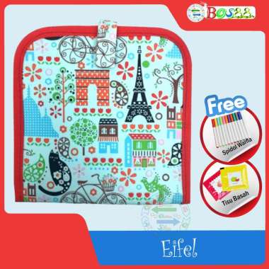 Buku Gambar Portable Ajaib Reusable Buku Tulis Anak Bisa Dihapus 14 Halaman FREE 12 SPIDOL + 1 TISSU