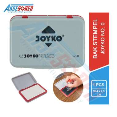 Stamp Pad Bak Stempel Joyko [No.0] / Bak Stempel Tinta / Tempat Tinta Setempel / Bantalan Stempel / 