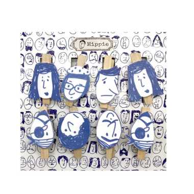 Scoop Jepit Kayu - Wooden Clip Foto Sketsa 41020502 Multicolor