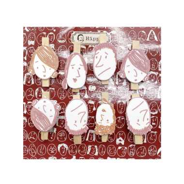 Scoop Jepit Kayu - Wooden Clip Foto Sketsa 41020501 Multicolor