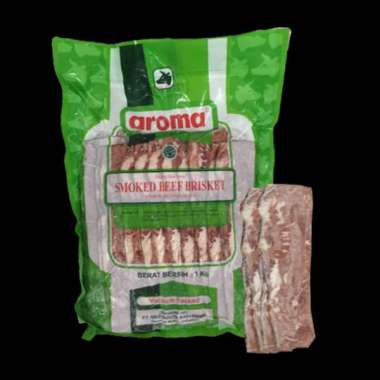 Aroma Smoked Beef Brisket 1 kg beef bacon halal