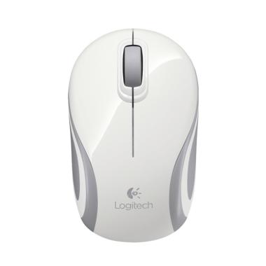 Logitech M187 Wireless Mouse - White