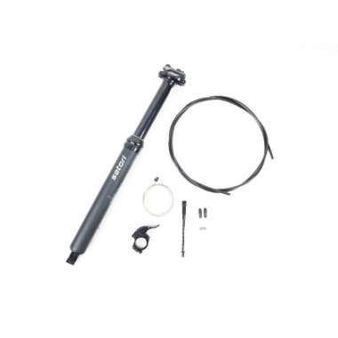 Satori Sorata Dropper Pro 125mm (Kabel Dalam) Seatpost Sepeda Hitam