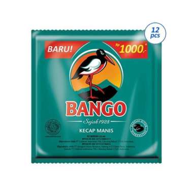 Promo Harga Bango Kecap Manis per 12 pcs 20 ml - Blibli