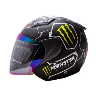MSR Helmet Javelin Monster Helm Half Face - Hitam Doff
