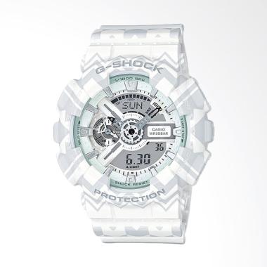 Best Price - CASIO G-Shock Jam Tangan Pria - White Grey GA-110TP-7ADR