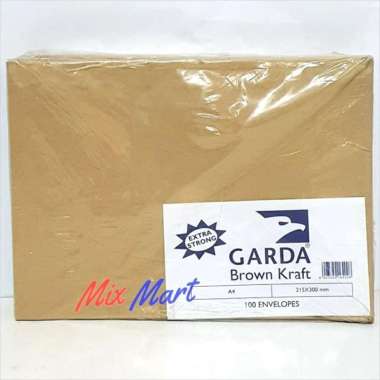 Amplop Coklat Garda A4 isi 100 lembar -
