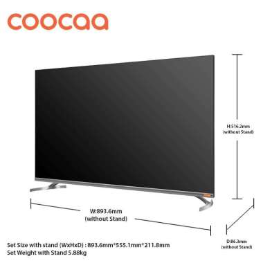 New Product Coocaa Led Tv 40 Inch Digitaltv Dvb T T2 Model 40d5t Rp2 794 000 Led Tv 65 Inch Coocaa 65cuc7500 Android 10 0 4k Uhd Hdr Dol Vision Rp9 750 000 Smart Tv Led Coocaa 40 Inch Android 9 0 Infinity View Fhd