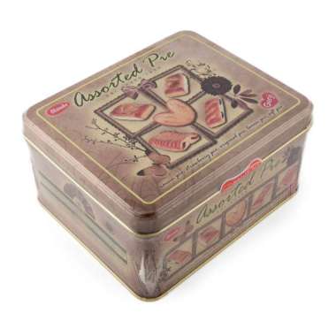 BISKUIT KALENG PAI KERING MONDE ASSORTED PIE 285 GR KUE EDISI LEBARAN GENJI NEW