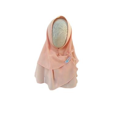LANIEA Khimar Thalita Jilbab Anak - Peach