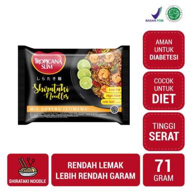 Promo Harga Tropicana Slim Instant Noodle Shirataki 70 gr - Blibli