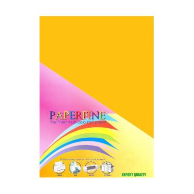 Paperfine Kertas HVS - Plano Gold [61 x 86 cm/25 lembar] Gold