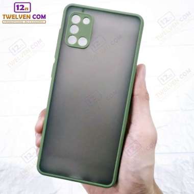 Case Samsung A31 - Casing Hardcase MyChoice Hijau Army