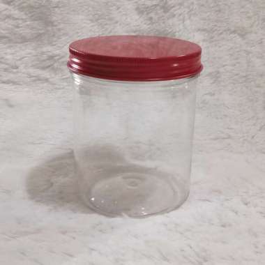 TOPLES PLASTIK BENING TRANSPARAN TUTUP WARNA MURAH 500 ML