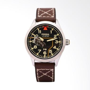 ... Coklat Strap Kulit Black Insight Date Watch Source · Fossil Aeroflite P 51 Mustang Limited Edition Automatic Watch Jam Tangan Pria Brown LE