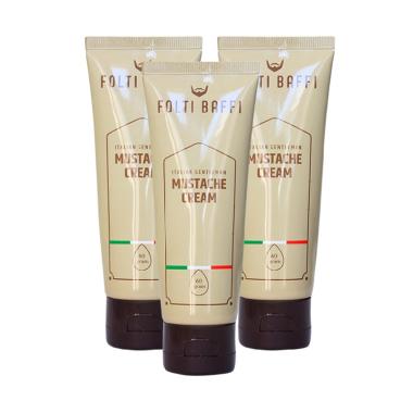 Krim Penumbuh Jambang Folti Baffi Mustache Cream Paket 3 Tube Penumbuh Brewok Cepat Untuk Menumbuhkan kumis dan Jenggot Lebat Alami Krim Penumbuh Jambang Folti Baffi Mustache Cream Paket 3 Tube Penumbuh Brewok Cepat Untuk Menumbuhkan kumis dan Jenggot Lebat Alami