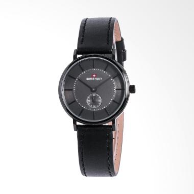 Swiss Navy 8304LABBKBK Women Stainless Steel Jam Tangan Wanita - Black