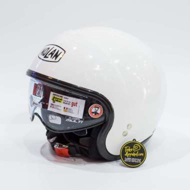 Nolan N21 Classic Helm Half Face Metal White 005 M
