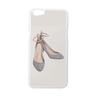 HEAVENCASE Motif Girl Cewe Cewek 12 Hardcase Casing for OPPO F3 - Putih