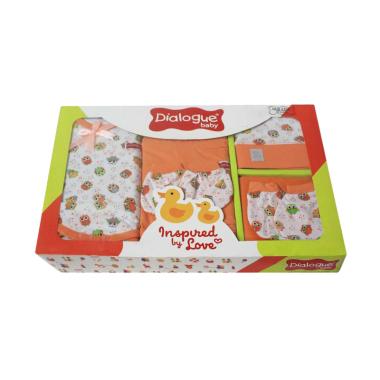 Dialogue Baby Giftset Owl Series 01 Set Pakaian Bayi - Orange