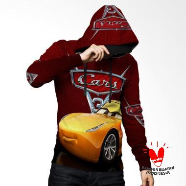 Fika Tema Cars 3 D Full Print Subli ... rt 4 Jaket Hoodie Sweater