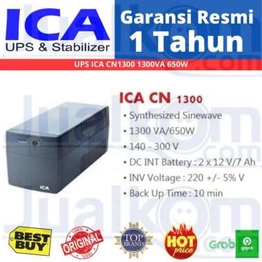 UPS ICA CN 1300 VA Black