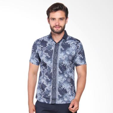 Gaya Jaya Batik Slimfit Kemeja Lengan Pendek Batik Pria S7007