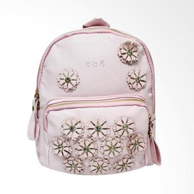 Shine Accessories TL0063 Motif Perm ... it Backpack Wanita - Pink