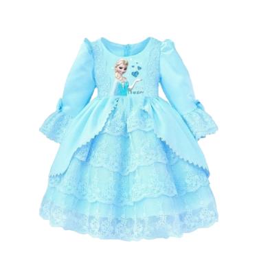 VERINA BABY Elsa Frozen Dress Anak - Biru