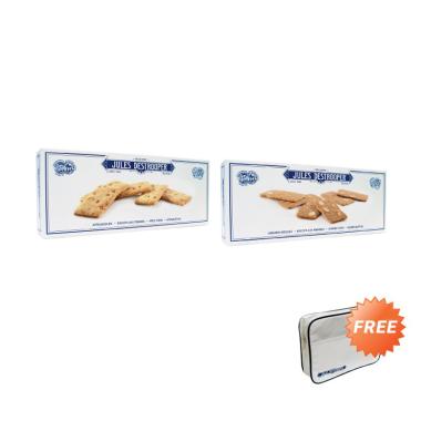 Jules Destrooper Apple Thin & Almond Thin Biskuit [100 .