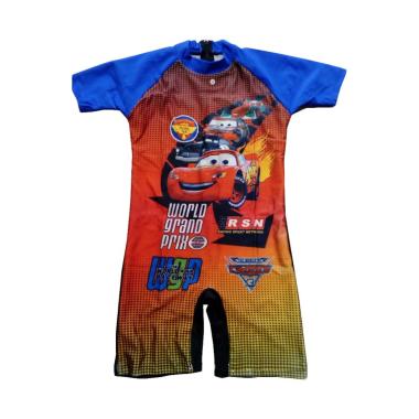 Rainy Collections Karakter Cars Baju Renang Anak - Biru