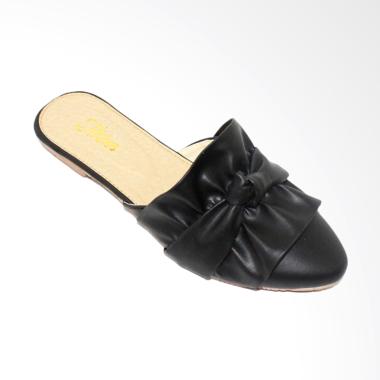 Marlee MMT-02 Kokop Sandal Flat Wanita - Hitam