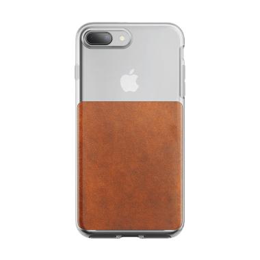 Nomad Clear Casing for iPhone 7 Plus or iPhone 8 Plus - Brown