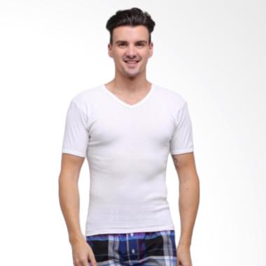 GT Man TSGV V-Neck T-Shirt Pakaian Dalam - White