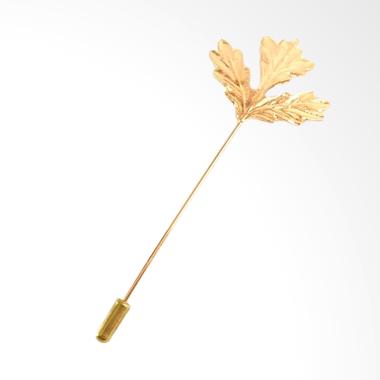 Houseofcuff Lapel Collar Pin Untuk Jas Pria - Gold Gold