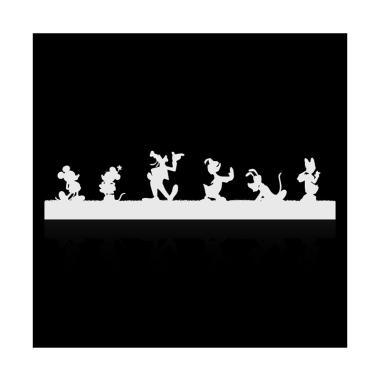 SKUGGA Mickey & Friends Single Module Lampu Dinding - White